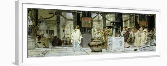The Vintage Festival in Ancient Rome, 1871-Sir Lawrence Alma-Tadema-Framed Giclee Print