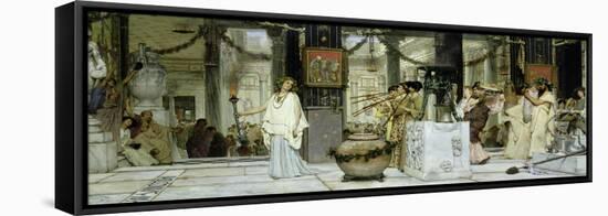 The Vintage Festival in Ancient Rome, 1871-Sir Lawrence Alma-Tadema-Framed Stretched Canvas