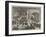 The Vintage of Medoc, Cuvier or Pressing-House at Chateau D'Estournel-null-Framed Giclee Print