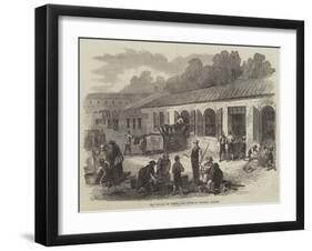 The Vintage of Medoc, the Cuvier at Chateau Lafitte-null-Framed Giclee Print