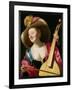 The Viola-Da-Gamba Player-Gerrit van Honthorst-Framed Giclee Print