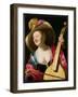 The Viola-Da-Gamba Player-Gerrit van Honthorst-Framed Giclee Print