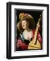 The Viola-Da-Gamba Player-Gerrit van Honthorst-Framed Giclee Print