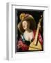 The Viola-Da-Gamba Player-Gerrit van Honthorst-Framed Giclee Print