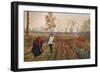 'The Violet Field',1867, (c1915)-Fred Walker-Framed Giclee Print