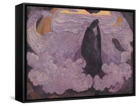 The Violet Wave, circa 1895-6-Georges Lacombe-Framed Stretched Canvas