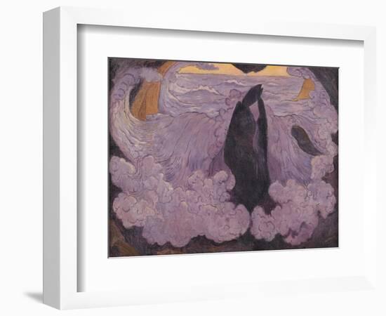 The Violet Wave, circa 1895-6-Georges Lacombe-Framed Premium Giclee Print