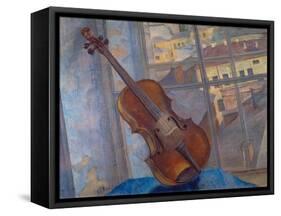 The Violin, 1918-Kosjma Ssergej Petroff-Wodkin-Framed Stretched Canvas