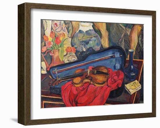 The Violin Case, 1923-Suzanne Valadon-Framed Giclee Print