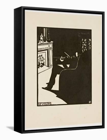 The Violin, from the Series 'Musical Instruments', 1896-97-Félix Vallotton-Framed Stretched Canvas