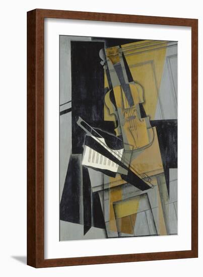 The Violin (Le Violon), 1916-Juan Gris-Framed Giclee Print