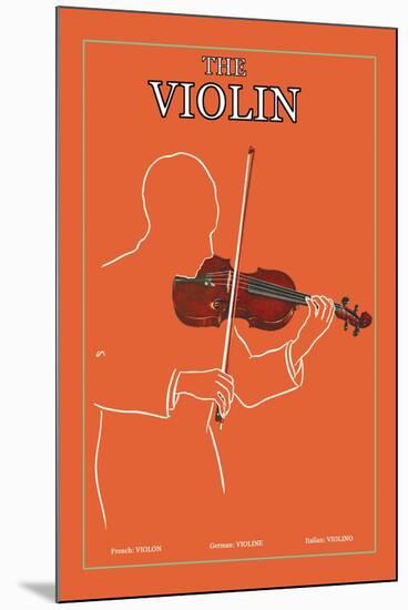 The Violin-null-Mounted Art Print