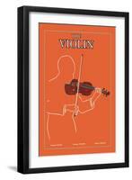 The Violin-null-Framed Art Print