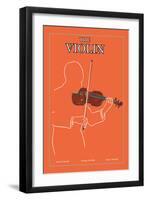 The Violin-null-Framed Art Print