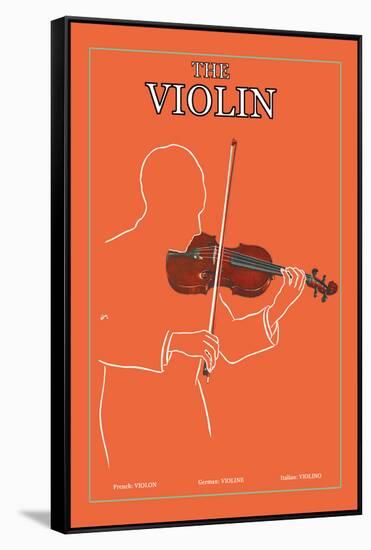 The Violin-null-Framed Stretched Canvas