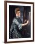 The Violinist, 1886-George Adolphus Storey-Framed Giclee Print