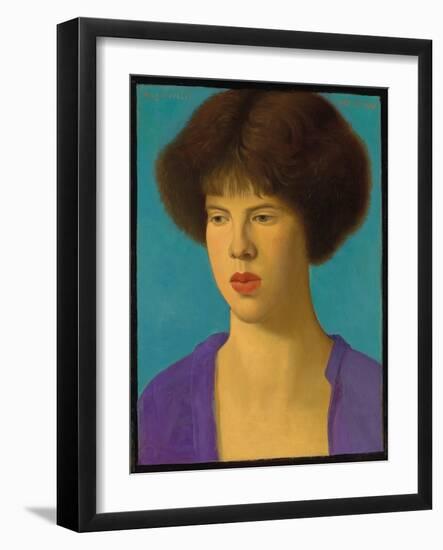 The Violinist, 1912 (Oil on Panel)-Mark Gertler-Framed Giclee Print