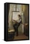 The Violinist at the Window, 1861-Otto Franz Scholderer-Framed Stretched Canvas