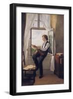 The Violinist at the Window-Franz Otto Scholderer-Framed Giclee Print