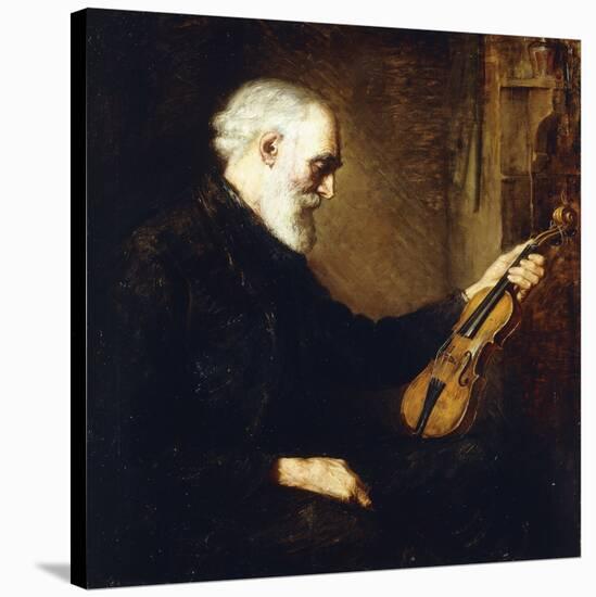 The Violinist, (Oil on Canvas)-Stanhope Alexander Forbes-Stretched Canvas