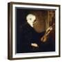 The Violinist, (Oil on Canvas)-Stanhope Alexander Forbes-Framed Giclee Print