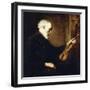 The Violinist, (Oil on Canvas)-Stanhope Alexander Forbes-Framed Giclee Print