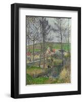 The Viosne, 1883-Camille Pissarro-Framed Premium Giclee Print