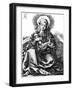 The Virgin, 1527-Heinrich Aldegrever-Framed Giclee Print