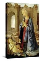 The Virgin Adoring the Christ Child (The Ruskin Madonna) C.1470-Verrocchio-Stretched Canvas