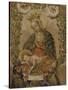 The Virgin Adoring the Christ Child with Two Saints, 18th century-Cuzco School-Stretched Canvas
