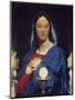 The Virgin Adoring the Host by Jean Auguste Dominique Ingres-null-Mounted Giclee Print