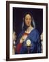 The Virgin Adoring the Host by Jean Auguste Dominique Ingres-null-Framed Giclee Print