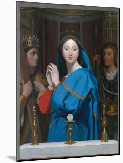 The Virgin Adoring the Host-Jean-Auguste-Dominique Ingres-Mounted Giclee Print