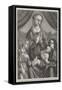 The Virgin Adoring the Infant Saviour-Domenico Ghirlandaio-Framed Stretched Canvas