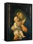 The Virgin and Child, 1490-95 (Oil on Wood)-Andrea Mantegna-Framed Stretched Canvas