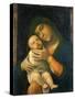 The Virgin and Child, 1490-95 (Oil on Wood)-Andrea Mantegna-Stretched Canvas