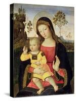 The Virgin and Child, 15th Century-Bernardino di Betto Pinturicchio-Stretched Canvas