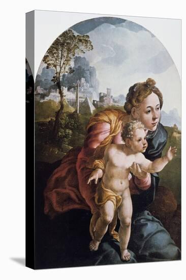 The Virgin and Child, 16th Century-Jan van Scorel-Stretched Canvas