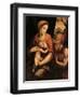 The Virgin and Child Adored by St Jerome-Luis De morales-Framed Giclee Print