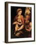 The Virgin and Child Adored by St Jerome-Luis De morales-Framed Giclee Print