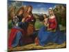 The Virgin and Child Adored by Two Angels, C. 1505-Andrea Previtali-Mounted Giclee Print