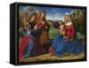 The Virgin and Child Adored by Two Angels, C. 1505-Andrea Previtali-Framed Stretched Canvas