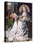 The Virgin and Child before a Firescreen, 1440-Robert Campin-Stretched Canvas