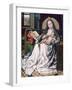 The Virgin and Child before a Firescreen, 1440-Robert Campin-Framed Giclee Print