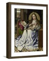 The Virgin and Child before a Firescreen, C. 1440-Robert Campin-Framed Giclee Print