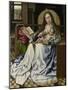 The Virgin and Child before a Firescreen, C. 1440-Robert Campin-Mounted Giclee Print