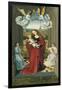 The Virgin and Child Between Angels-null-Framed Giclee Print