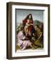 The Virgin and Child between Saint Matthew and an Angel, 1522.-Andrea del Sarto-Framed Giclee Print