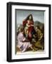 The Virgin and Child between Saint Matthew and an Angel, 1522.-Andrea del Sarto-Framed Giclee Print