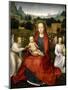 The Virgin and Child between two Angels, 1480-1490-Hans Memling-Mounted Giclee Print